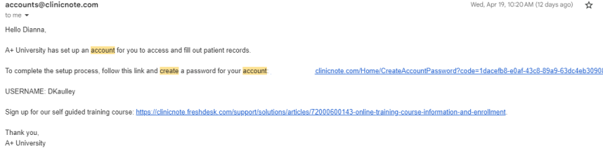 Send Login Email to New Users