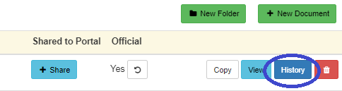 View History and Comments