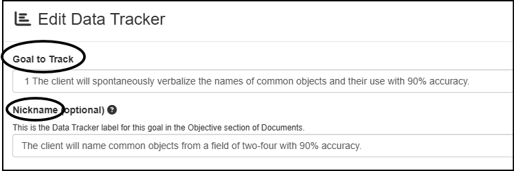 Editing and Adding Values to Data Trackers